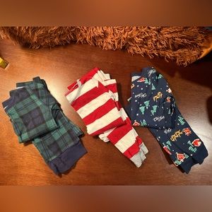 3 pair Christmas theme Jammie’s